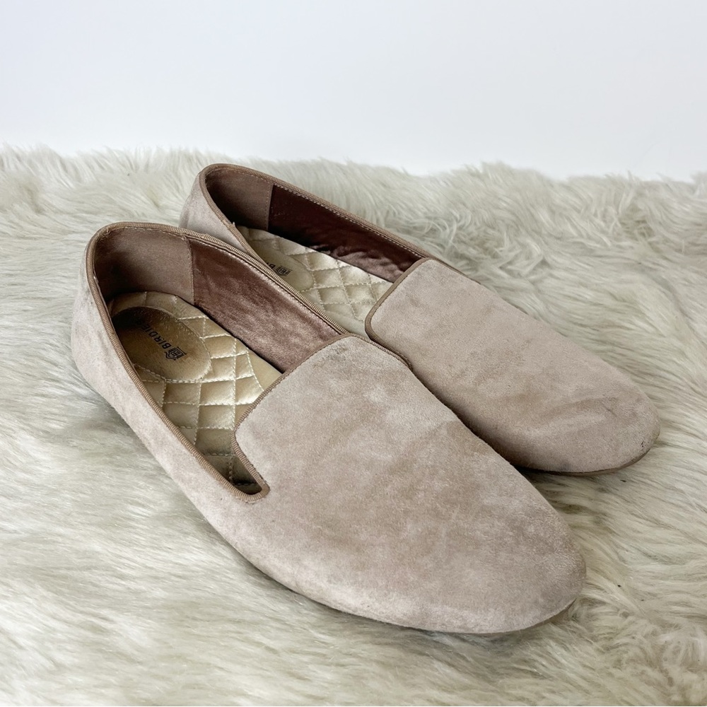 Birdies Tan Suede Flats